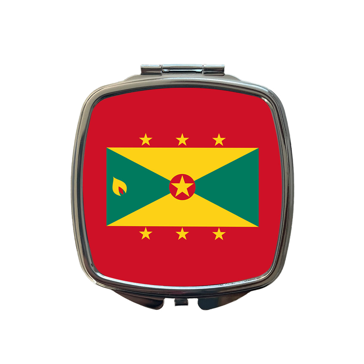 Grenada Country Flag Small Travel Purse Handbag Pocket Makeup Compact Mirror