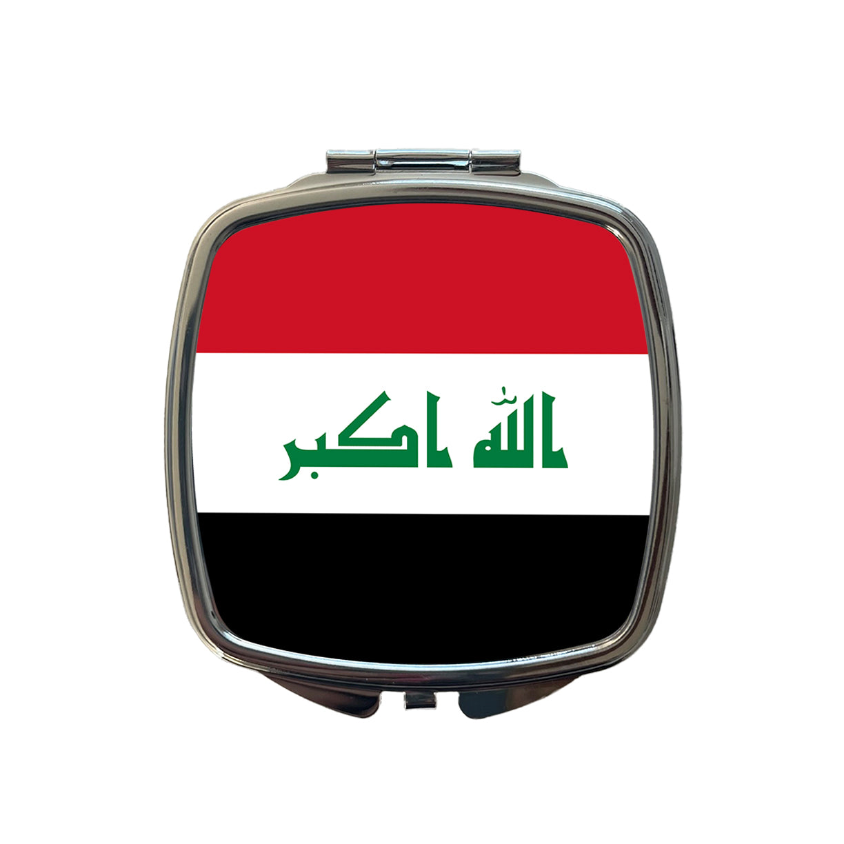 Iraq Country Flag Small Travel Purse Handbag Pocket Makeup Compact Mirror