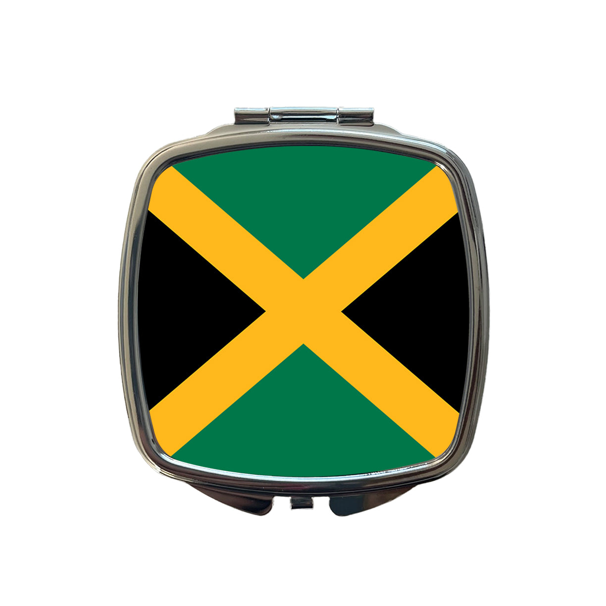 Jamaica Country Flag Small Travel Purse Handbag Pocket Makeup Compact Mirror