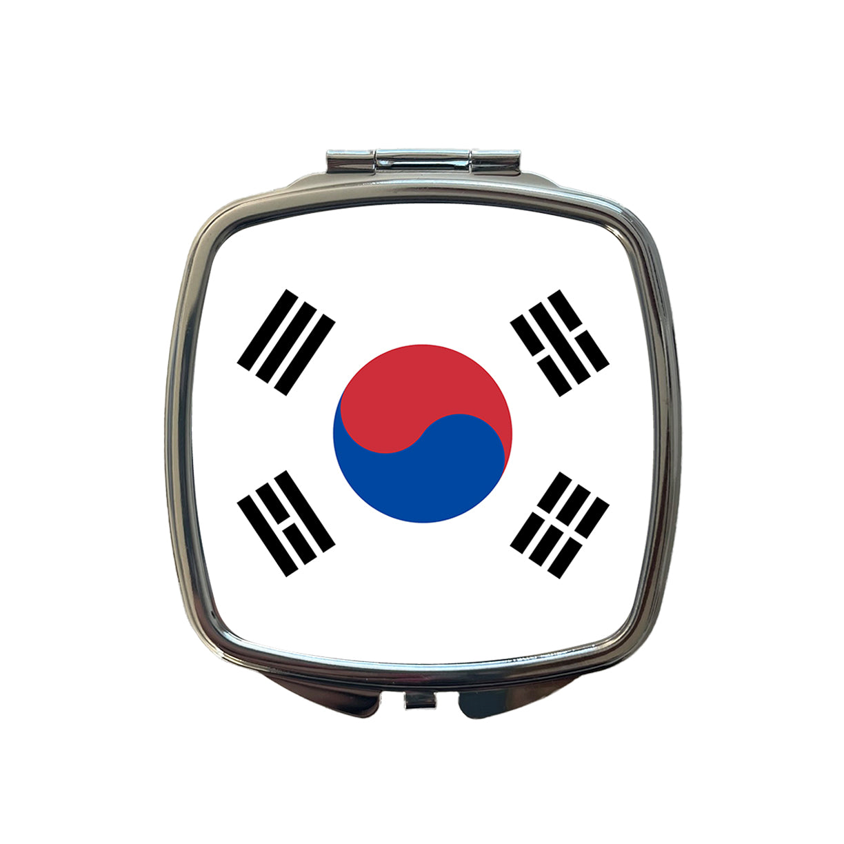 Korea (the Republic of) Country Flag Small Travel Purse Handbag Pocket Makeup Compact Mirror
