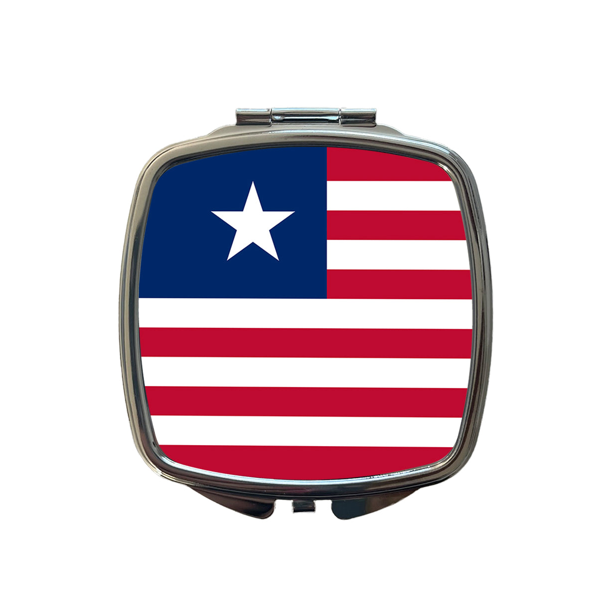 Liberia Country Flag Small Travel Purse Handbag Pocket Makeup Compact Mirror