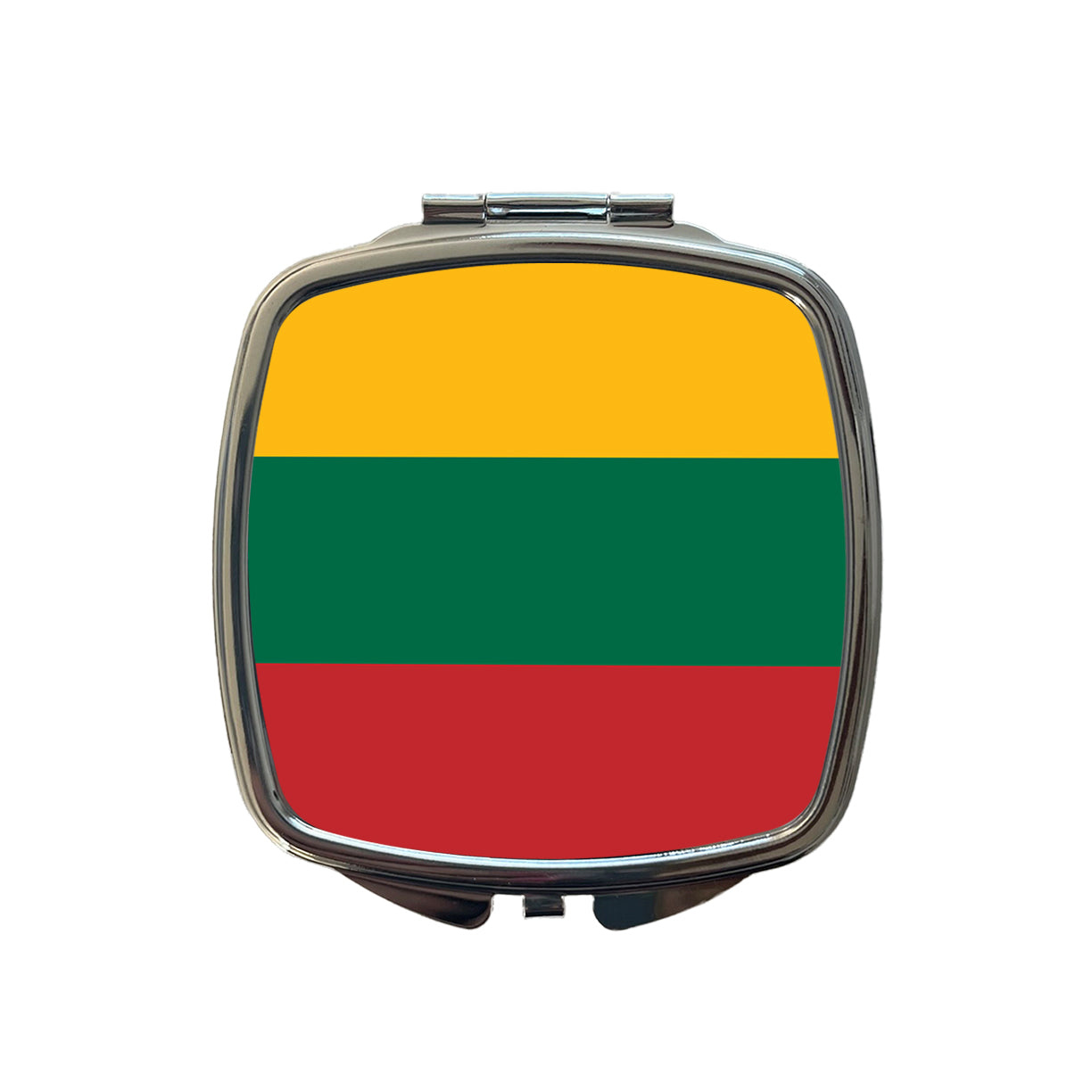 Lithuania Country Flag Small Travel Purse Handbag Pocket Makeup Compact Mirror