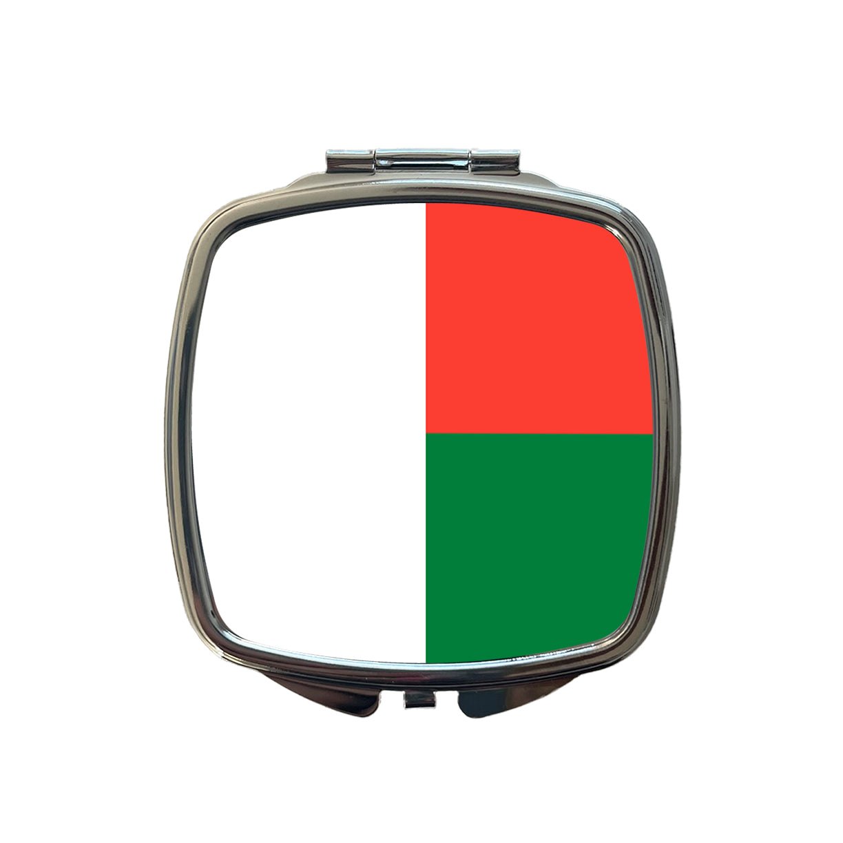 Madagascar Country Flag Small Travel Purse Handbag Pocket Makeup Compact Mirror