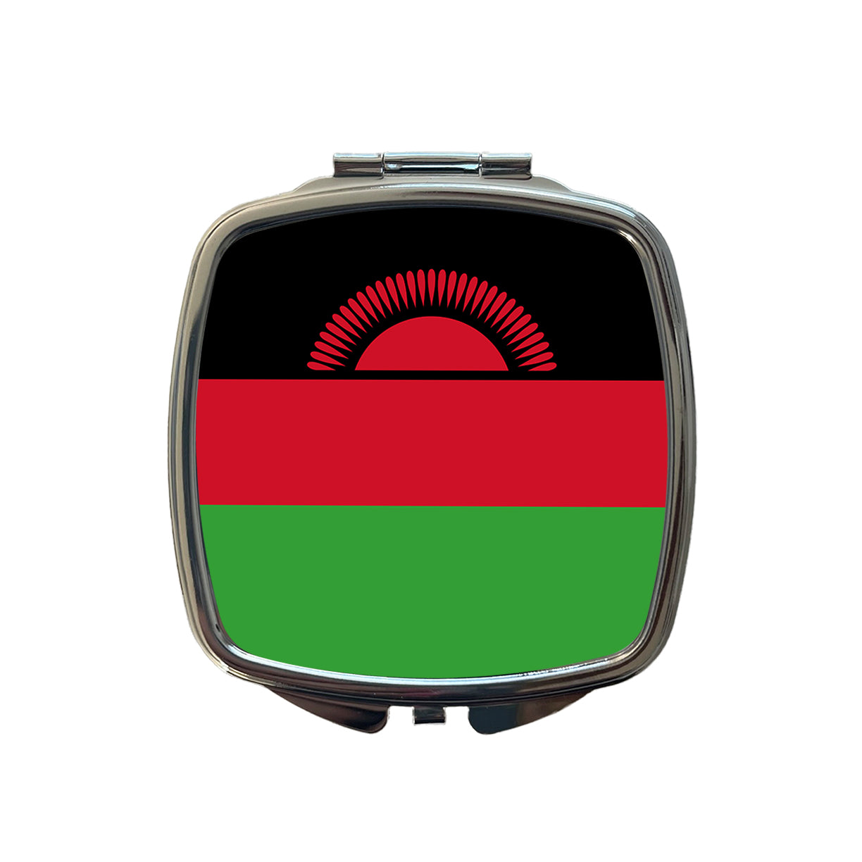Malawi Country Flag Small Travel Purse Handbag Pocket Makeup Compact Mirror