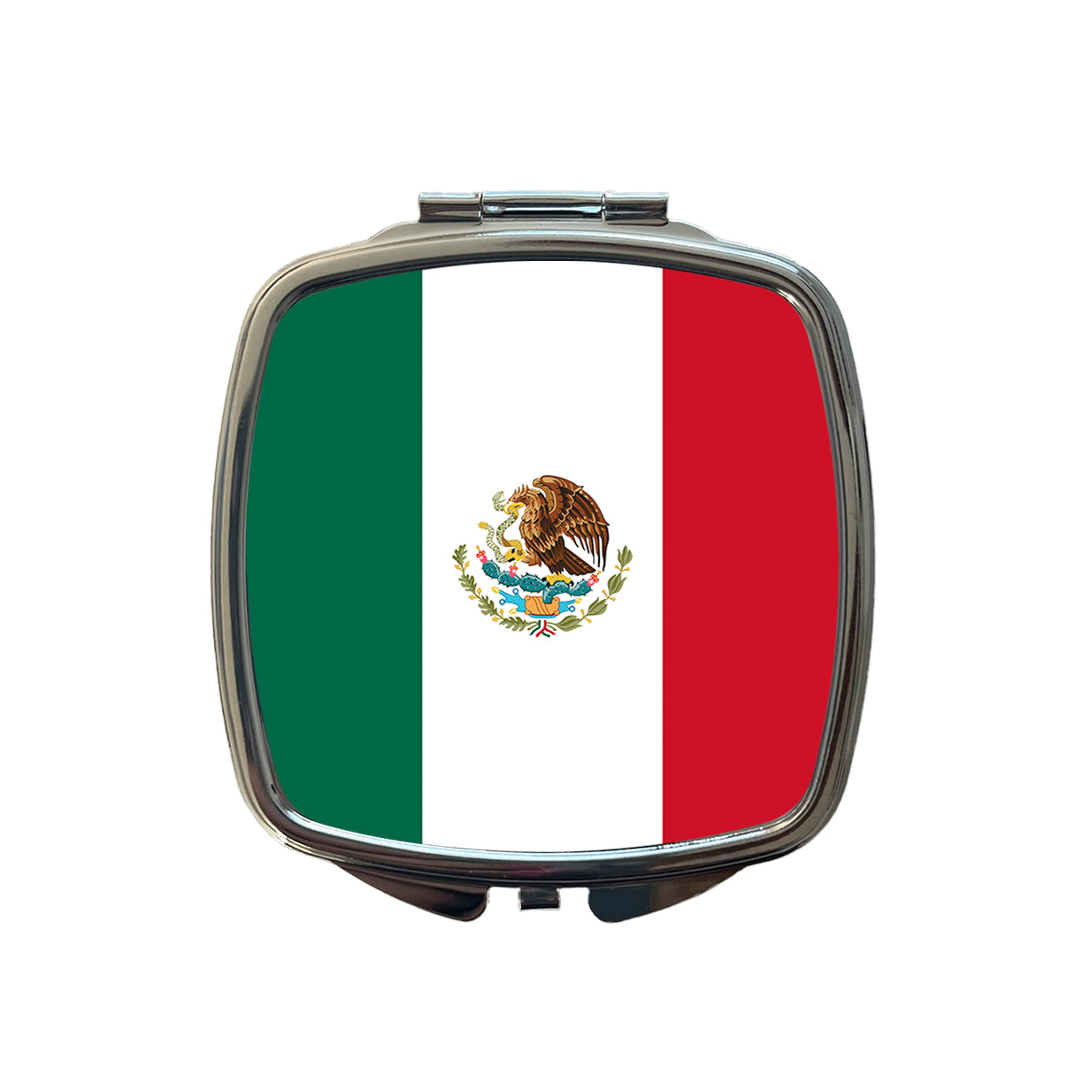 Mexico Country Flag Small Travel Purse Handbag Pocket Makeup Compact Mirror