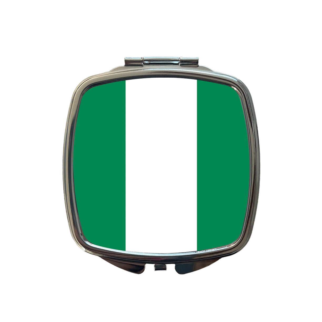 Nigeria Country Flag Small Travel Purse Handbag Pocket Makeup Compact Mirror