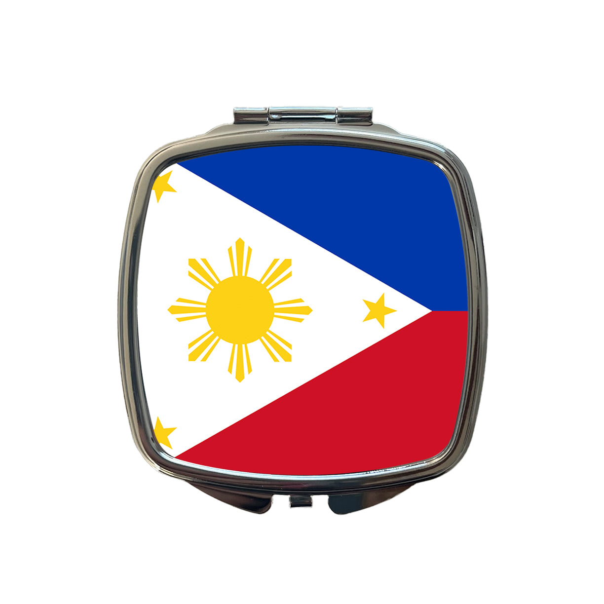 Philippines Country Flag Small Travel Purse Handbag Pocket Makeup Compact Mirror
