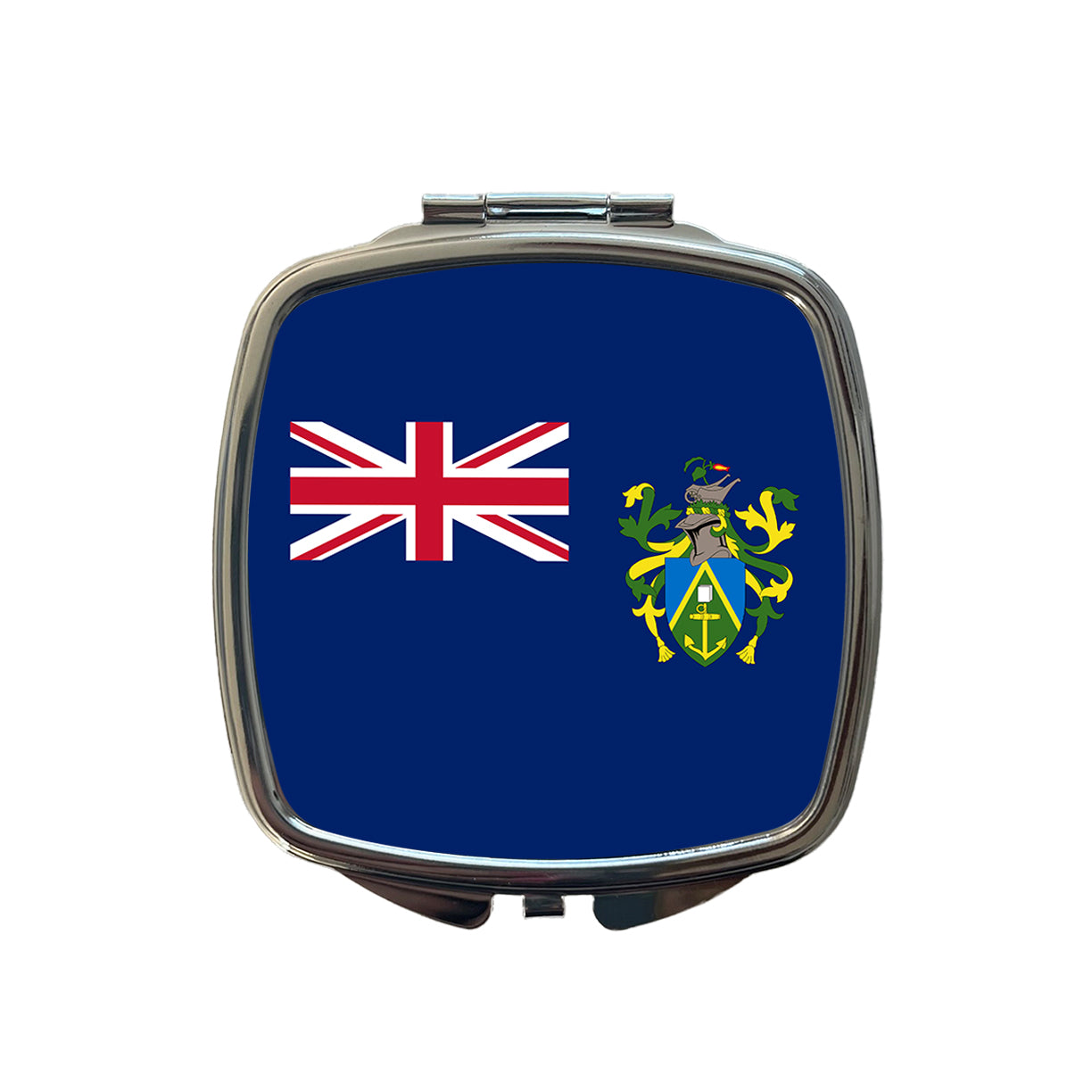 Pitcairn Country Flag Small Travel Purse Handbag Pocket Makeup Compact Mirror