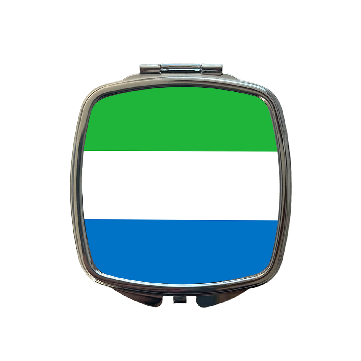 Sierra Leone Country Flag Small Travel Purse Handbag Pocket Makeup Compact Mirror