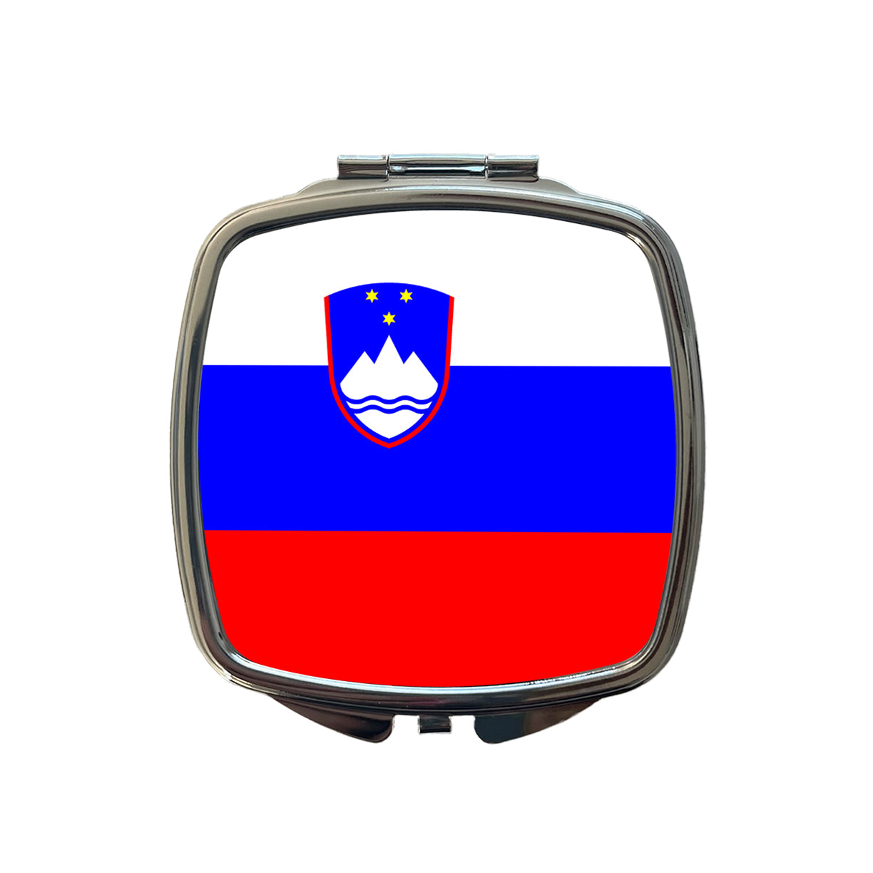 Slovenia Country Flag Small Travel Purse Handbag Pocket Makeup Compact Mirror