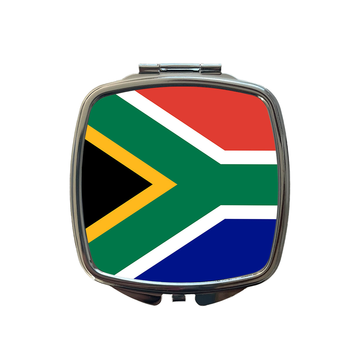 South Africa Country Flag Small Travel Purse Handbag Pocket Makeup Compact Mirror
