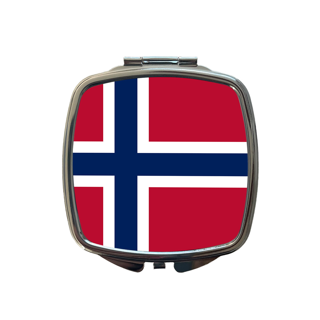 Svalbard and Jan Mayen Country Flag Small Travel Purse Handbag Pocket Makeup Compact Mirror
