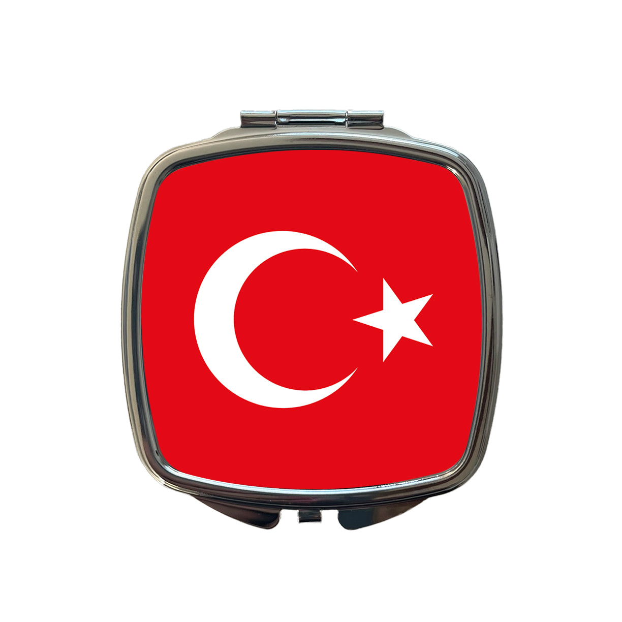 Turkey Country Flag Small Travel Purse Handbag Pocket Makeup Compact Mirror