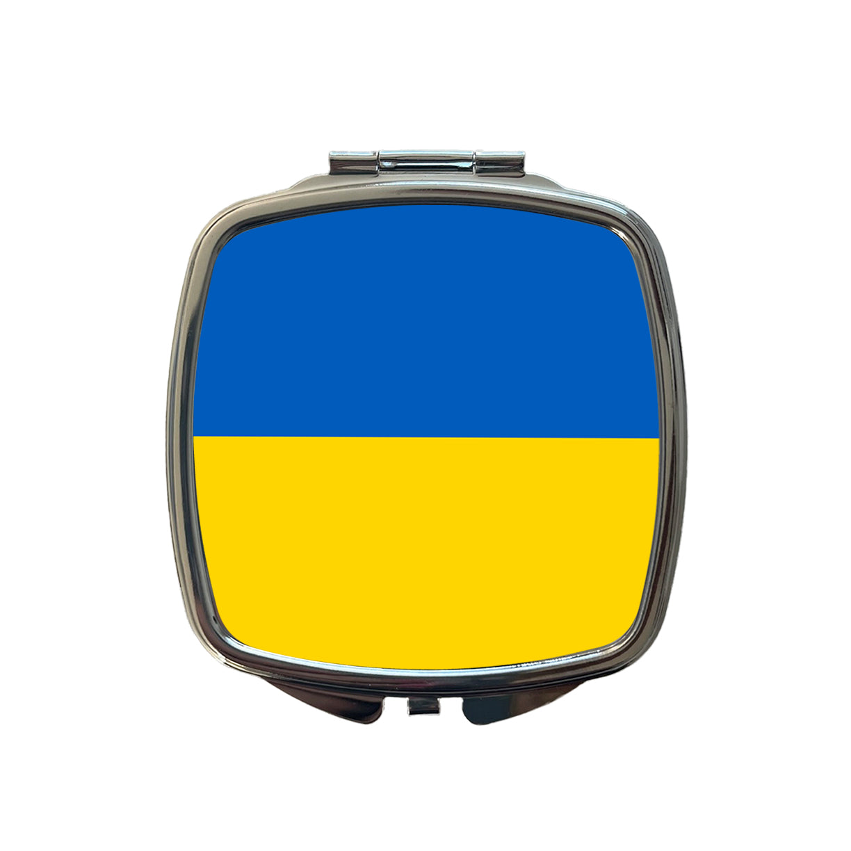 Ukraine Country Flag Small Travel Purse Handbag Pocket Makeup Compact Mirror