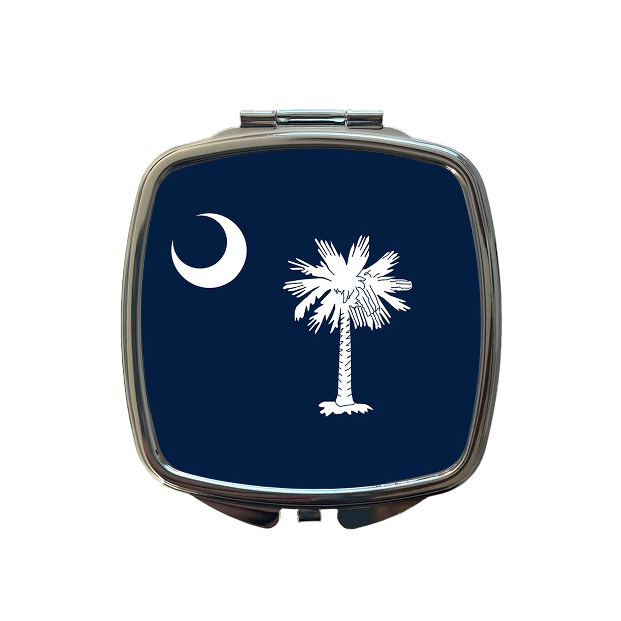 South Carolina SC State Flag Small Travel Purse Handbag Pocket Makeup Compact Mirror
