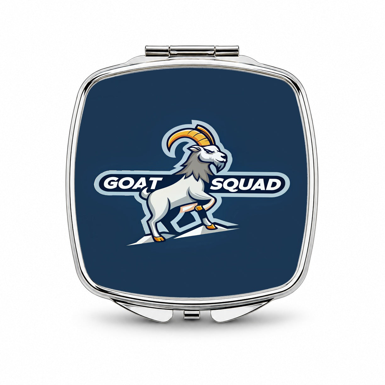 Goat Squad Funny Small Travel Purse Handbag Pocket Makeup Compact Mirror
