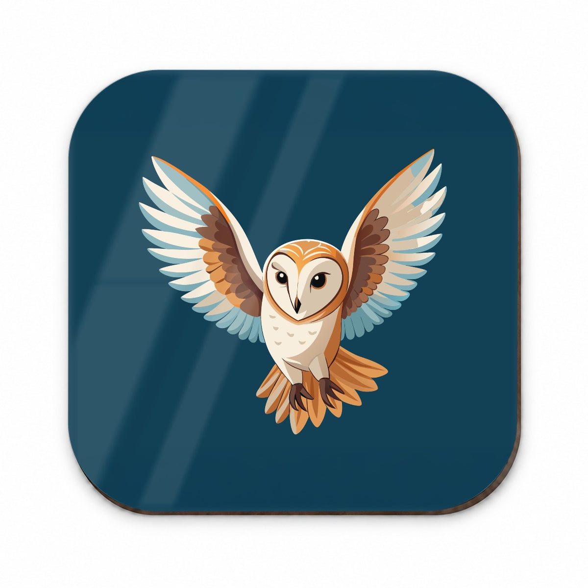 Barn Owl Bird Flying Fridge Magnet