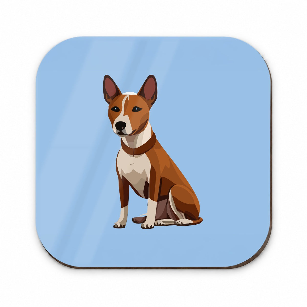Basenji Dog Sitting Fridge Magnet