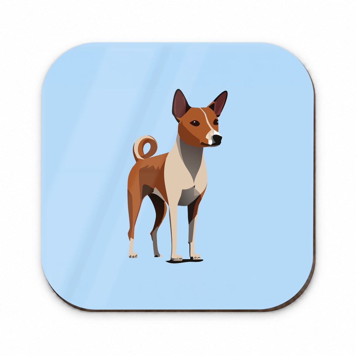 Basenji Dog Standing Fridge Magnet
