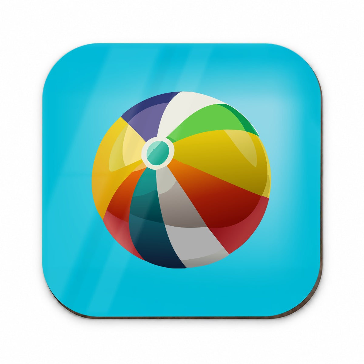 Beach Ball Colorful Fridge Magnet
