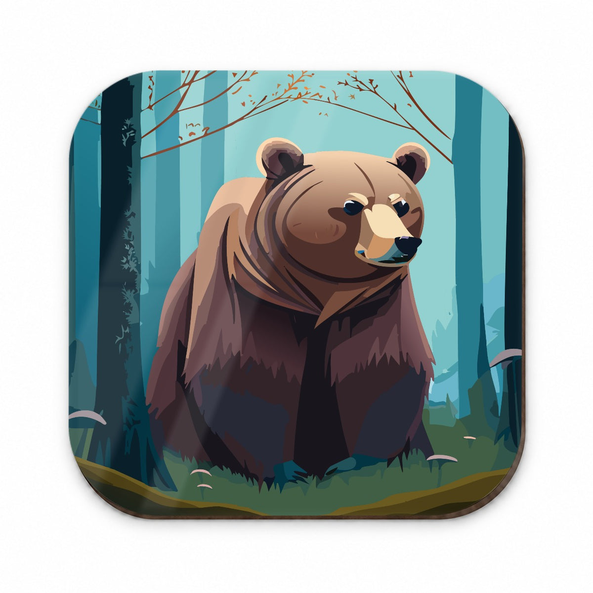 Bear in Forest Woodland Wilderness Fridge Magnet