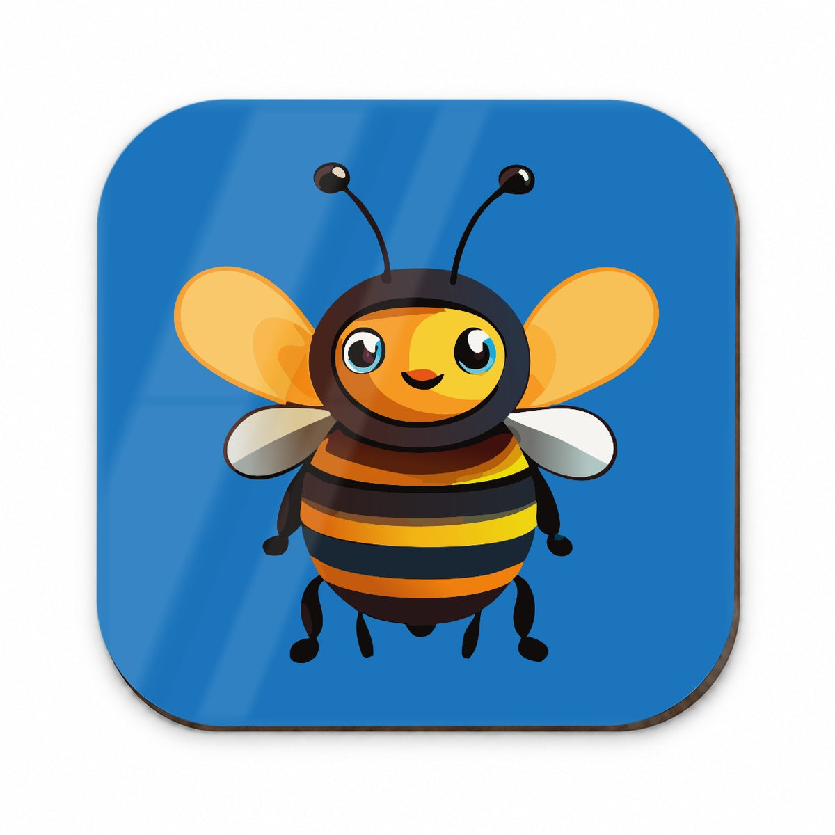 Bee Happy Smiling Fridge Magnet