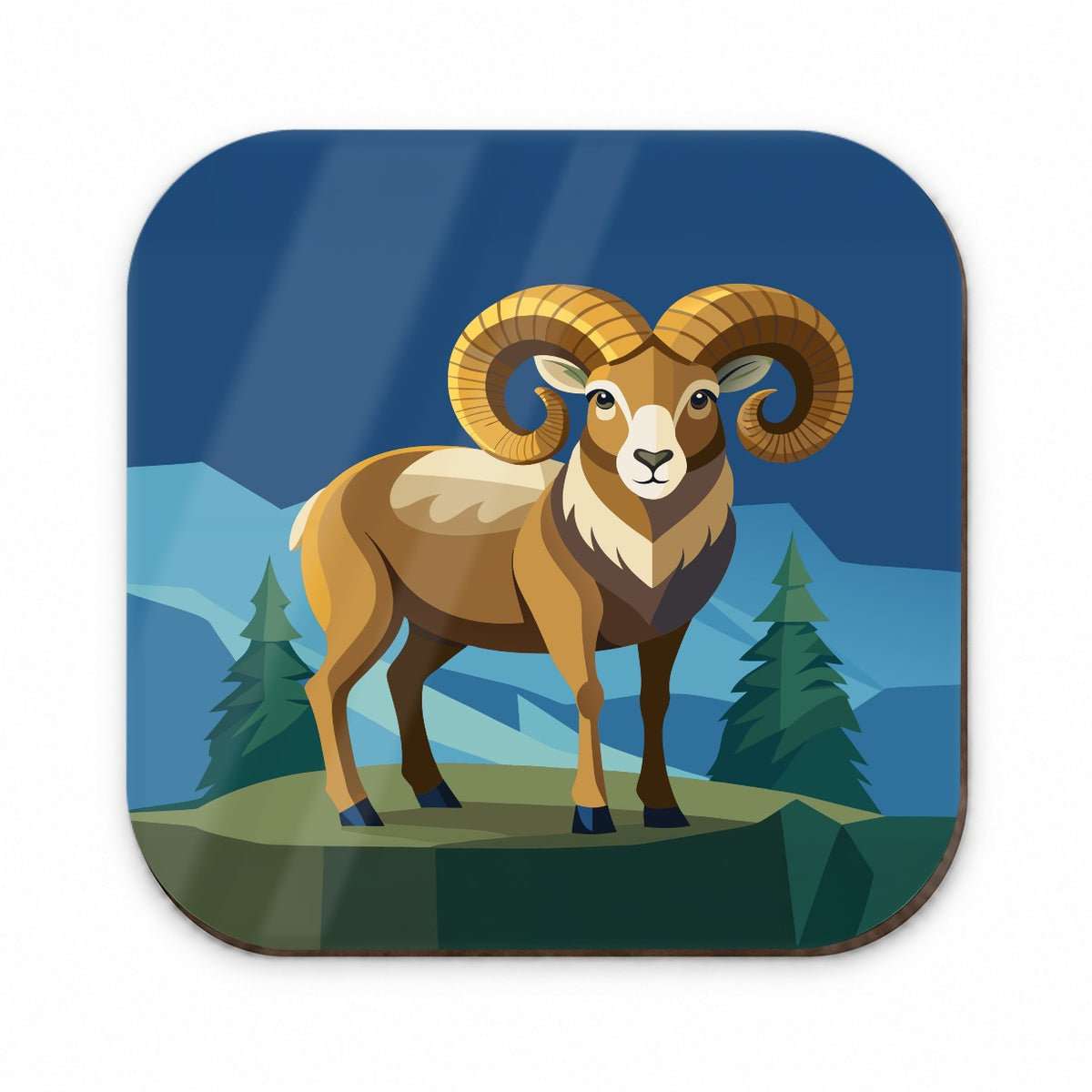 Bighorn Sheep Fridge Magnet