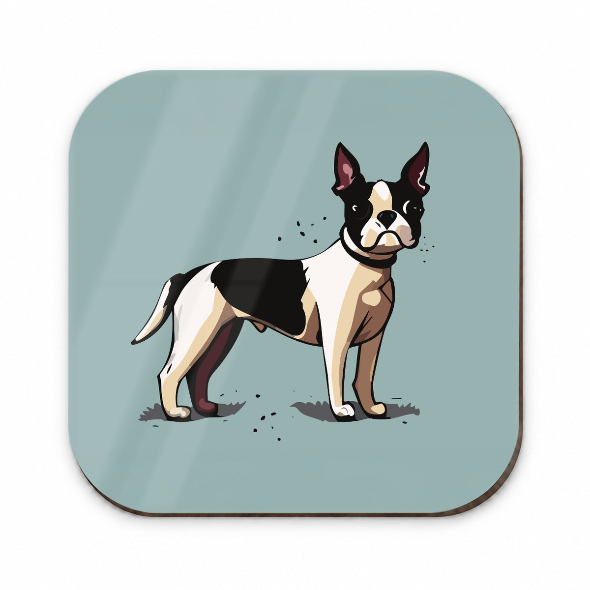 Boston Terrier Dog Standing Fridge Magnet