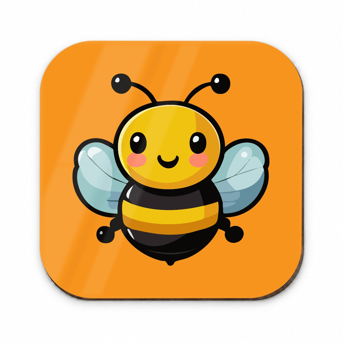 Bumble Bee Happy Fridge Magnet