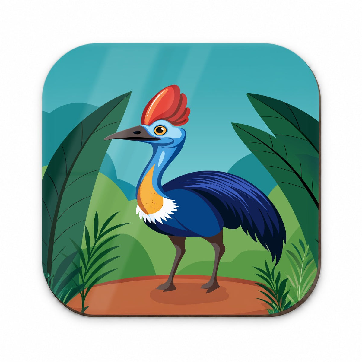 Cassowary Flightless Bird Australian Fridge Magnet