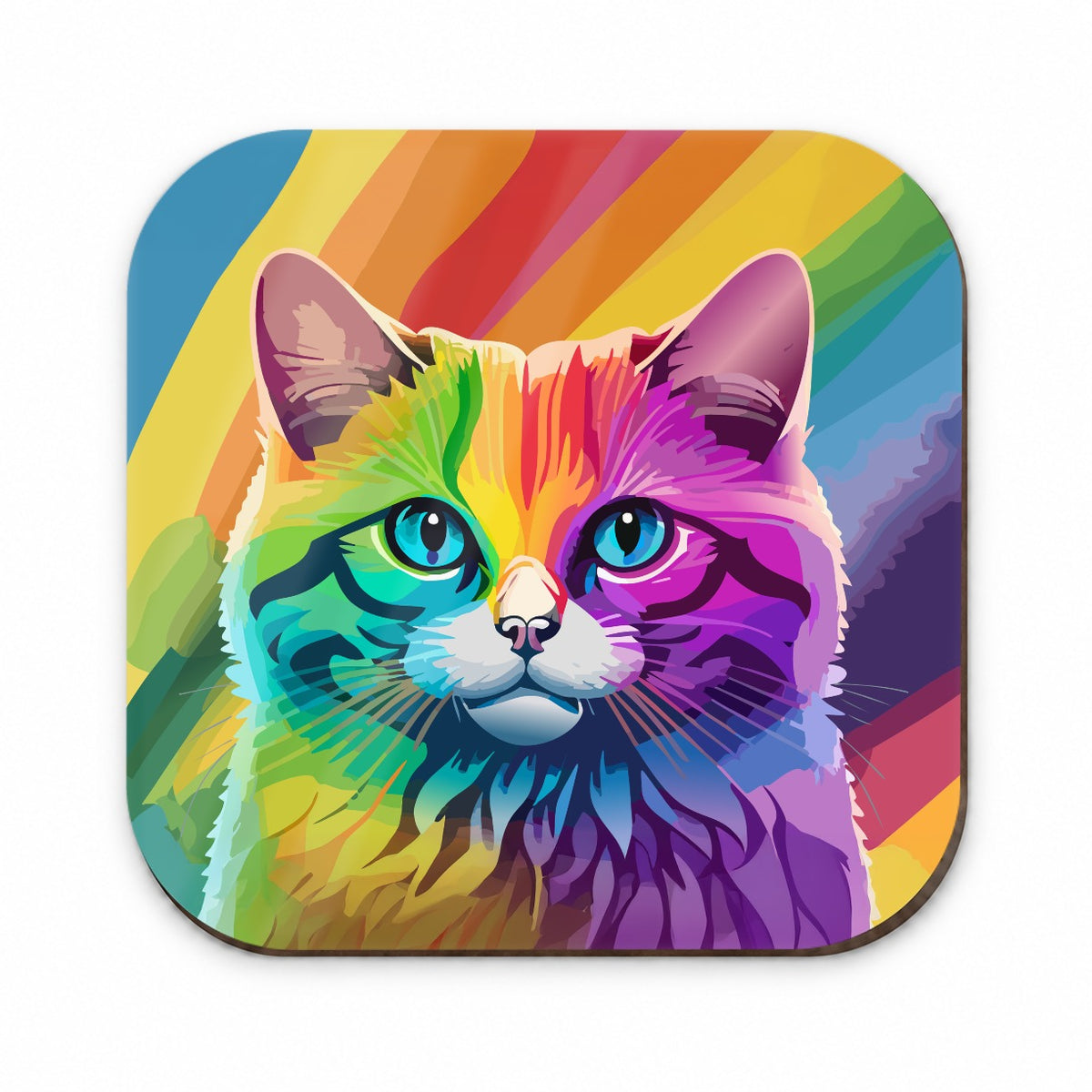 Cat Rainbow Fridge Magnet