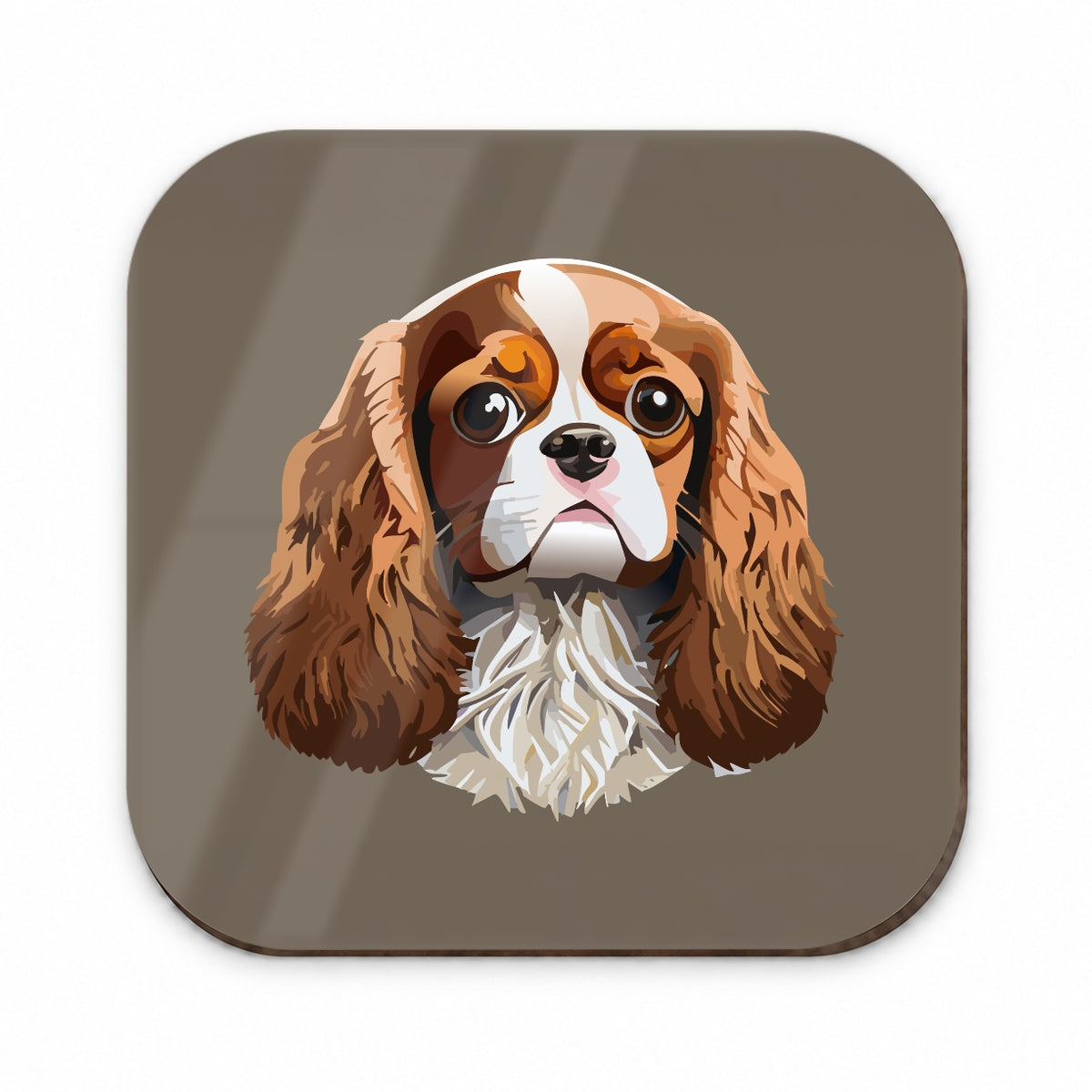 Cavalier King Charles Spaniel Dog Face Fridge Magnet