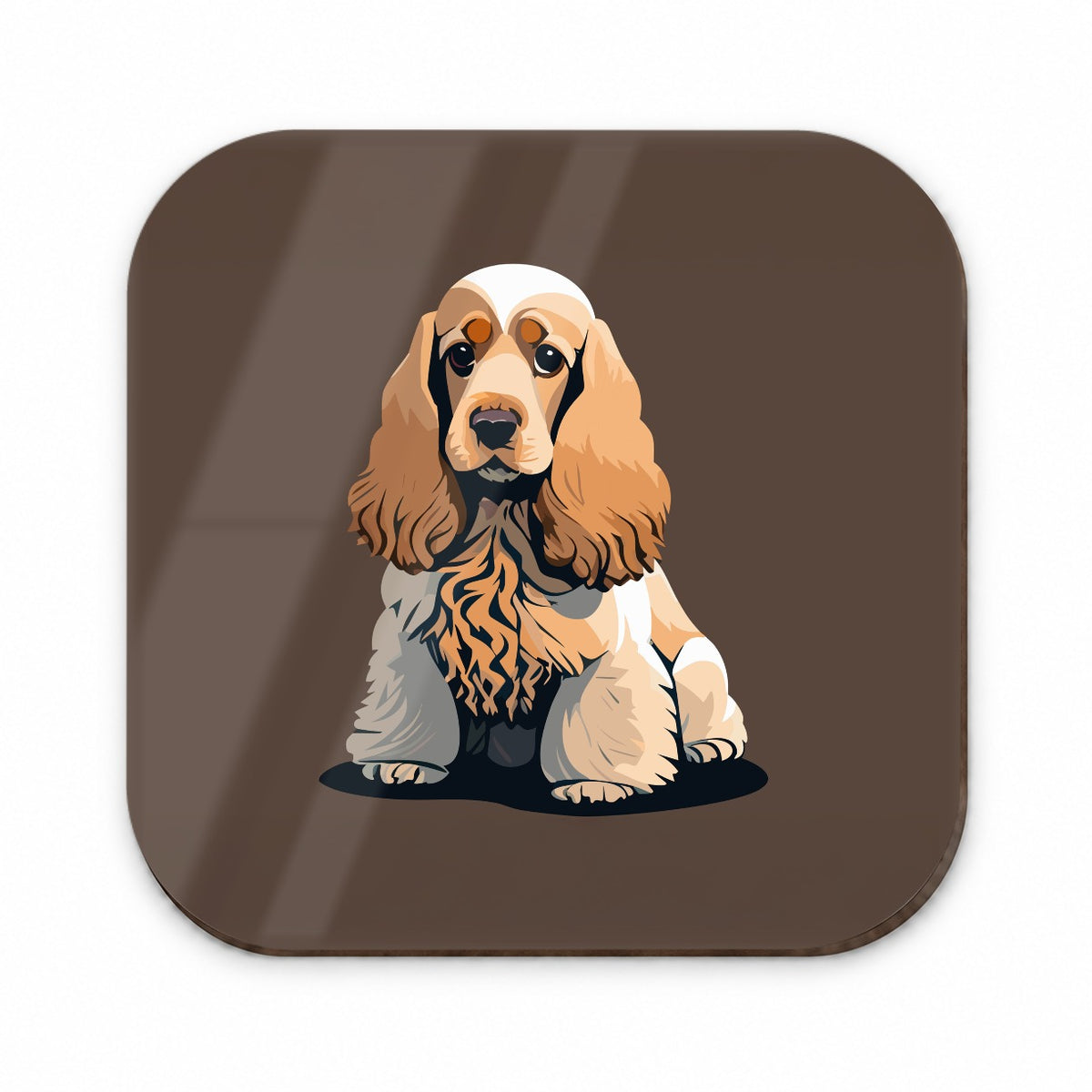Cocker Spaniel Sitting Fridge Magnet