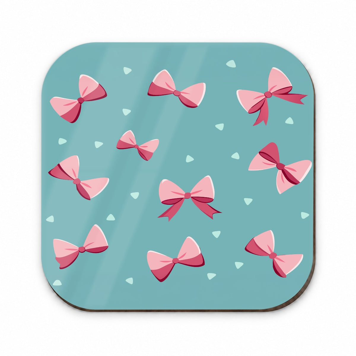 Coquette Pink Bows Scattered Fridge Magnet