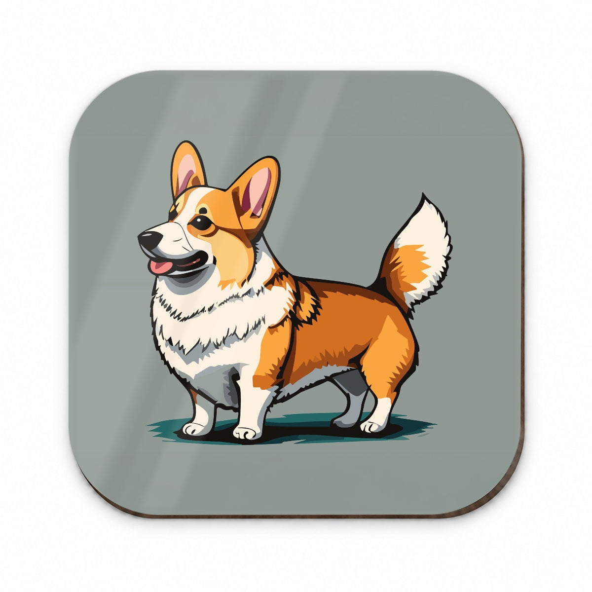 Corgi Dog Standing Fridge Magnet