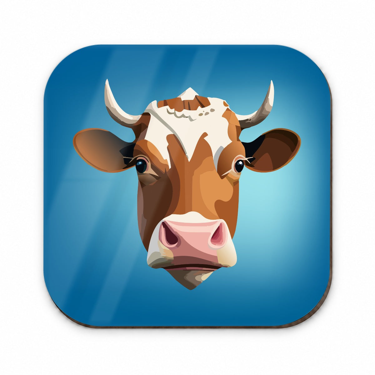 Cow Face Funny Fridge Magnet