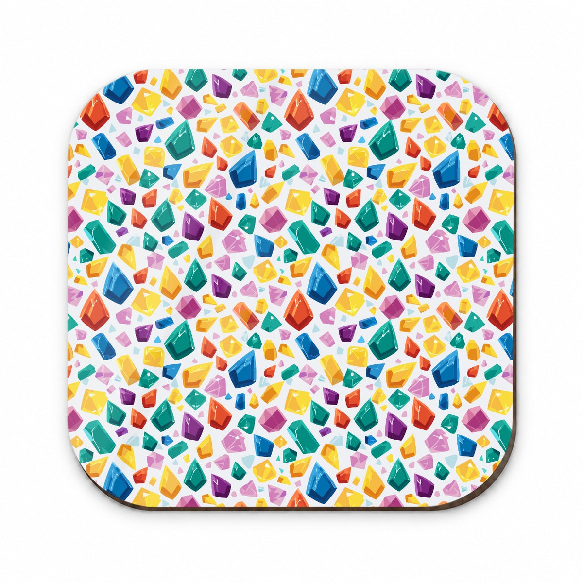 Crystals Gems Gemstones Colorful Pattern Fridge Magnet