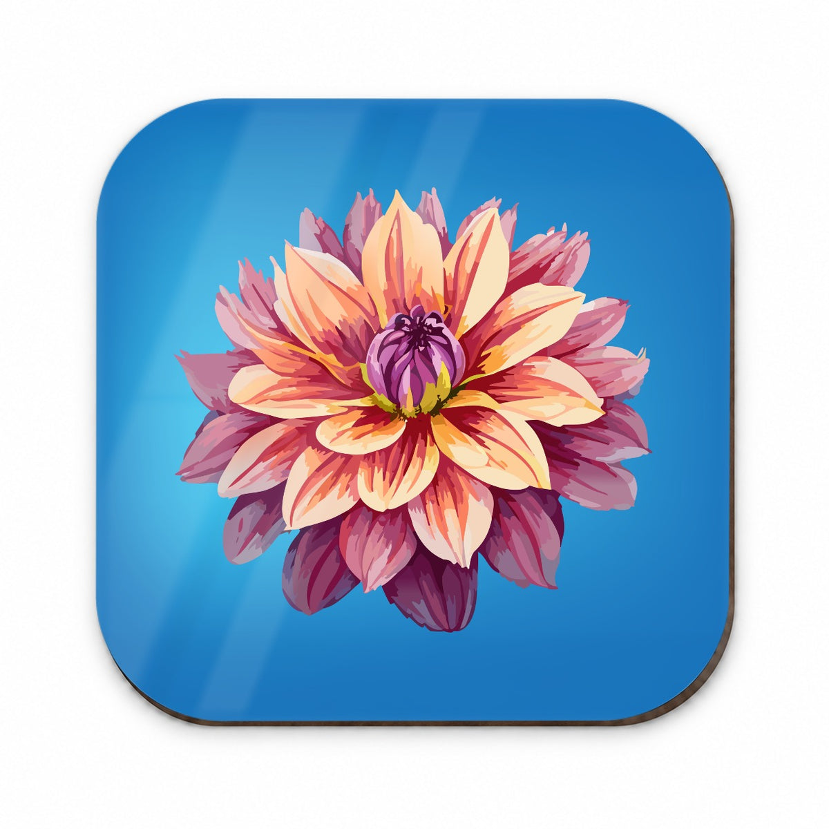 Dahlia Flower Fridge Magnet