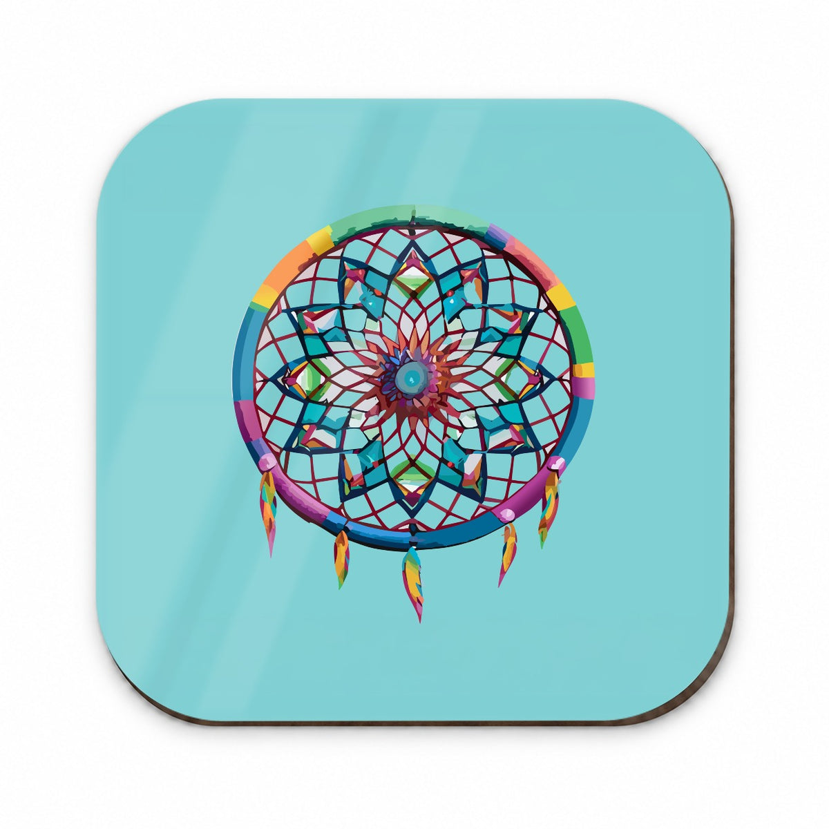 Dream Catcher Colorful Feathers Fridge Magnet