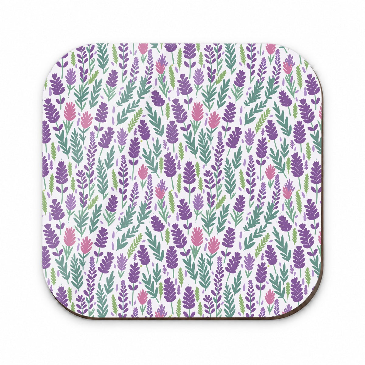 Flowers Lavender Cute Pattern Fridge Magnet