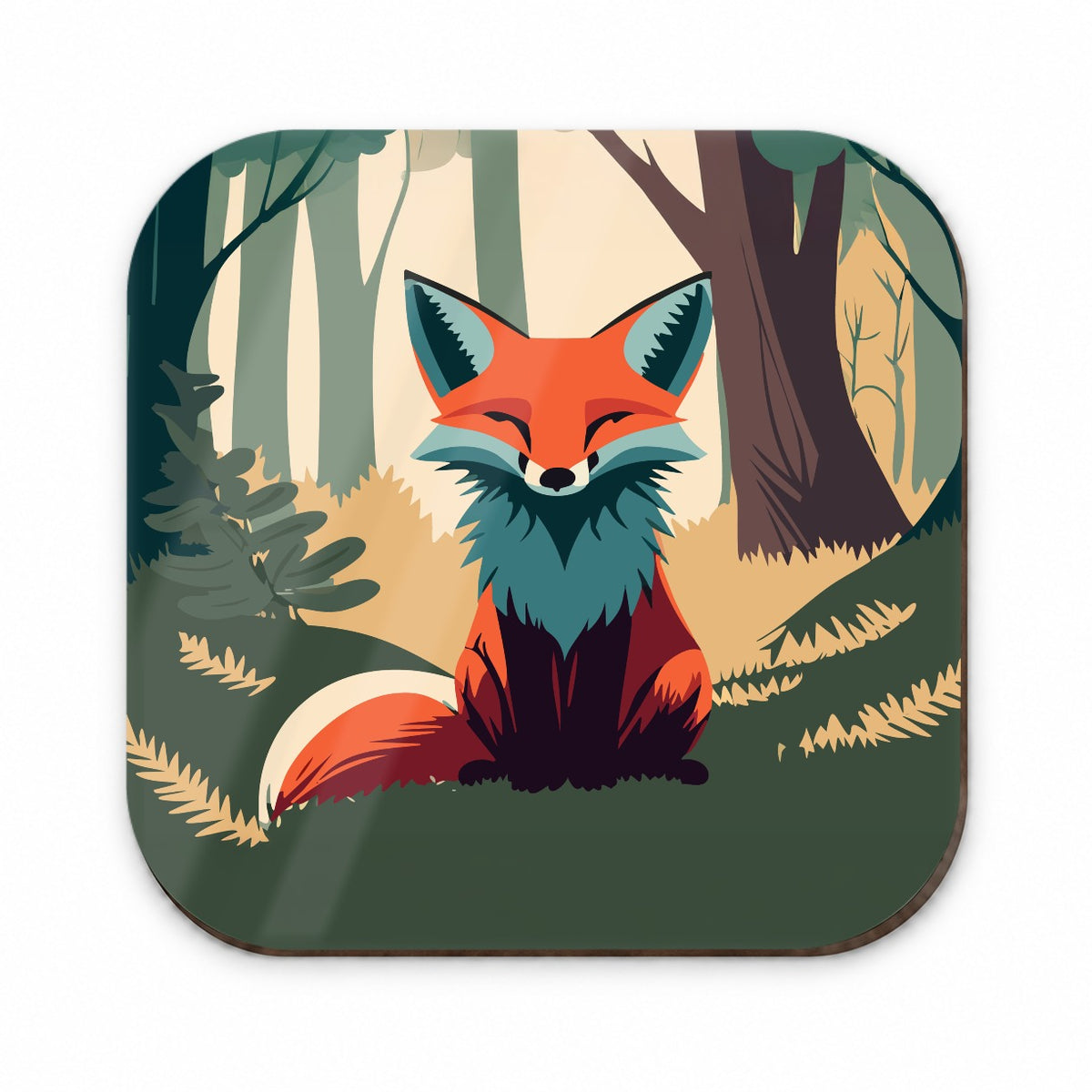 Fox in Forest Woodland Wilderness Fridge Magnet