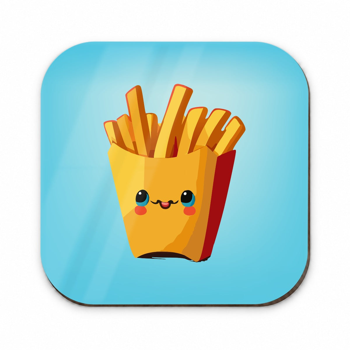 French Fries Smiling Fridge Magnet
