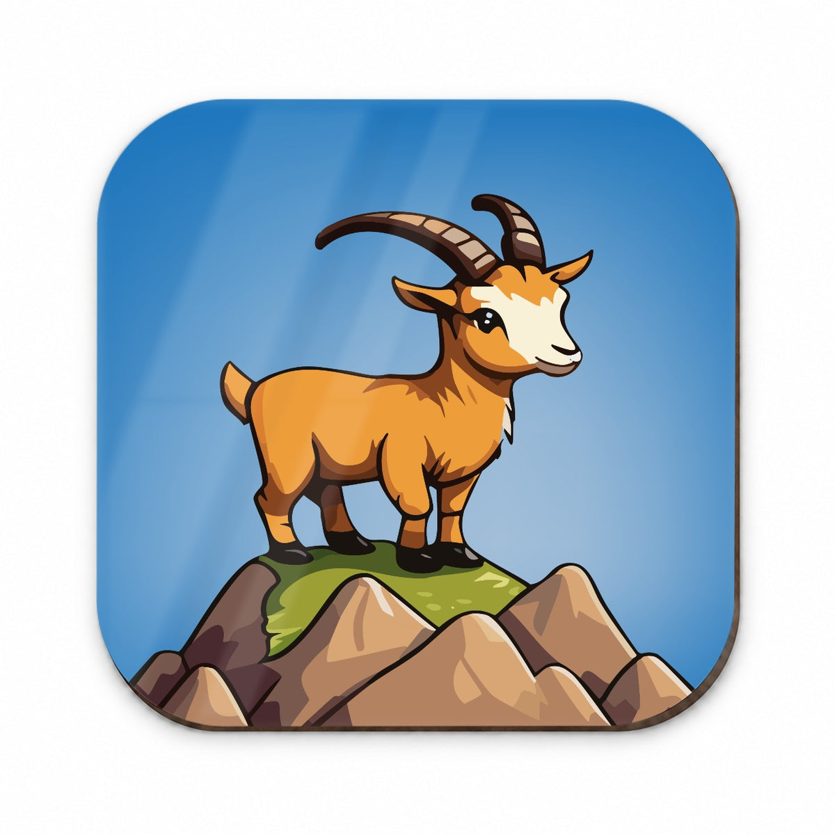 Goat Mountain Cute Fridge Magnet