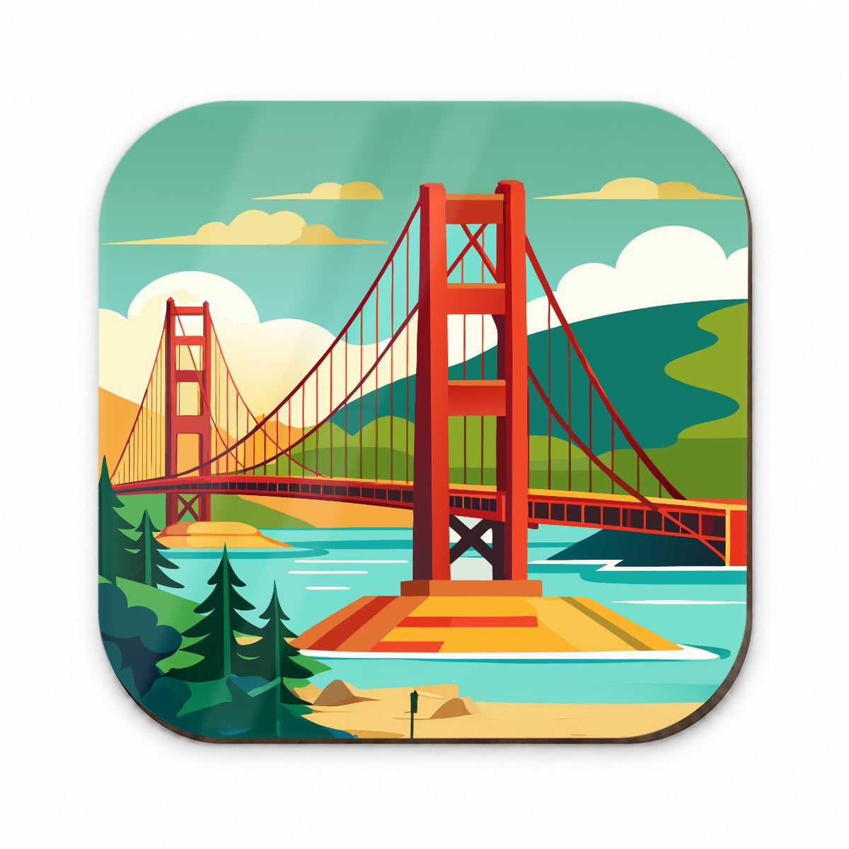 Golden Gate Bridge San Francisco Travel Fridge Magnet