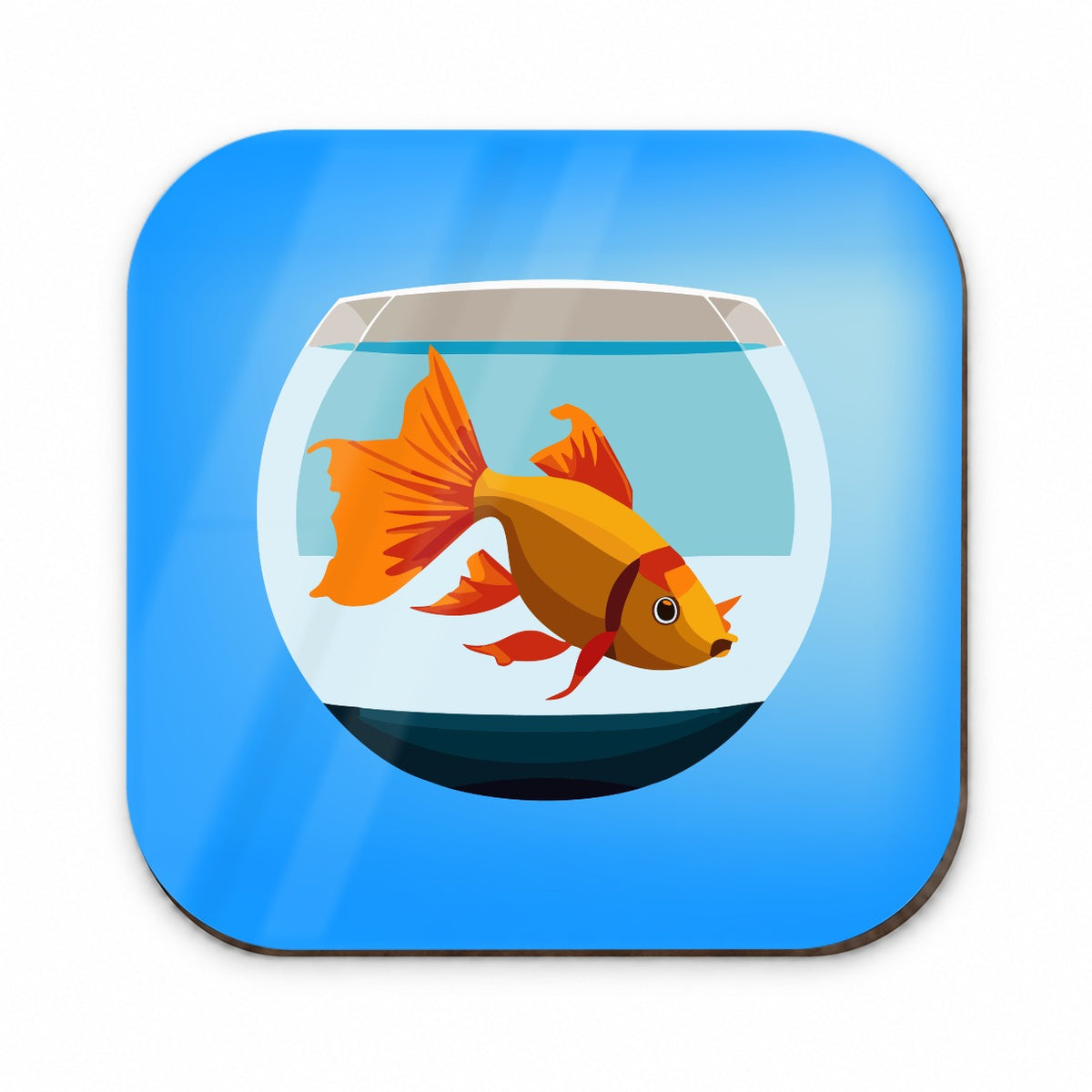 Goldfish in Bowl Pet Fridge Magnet