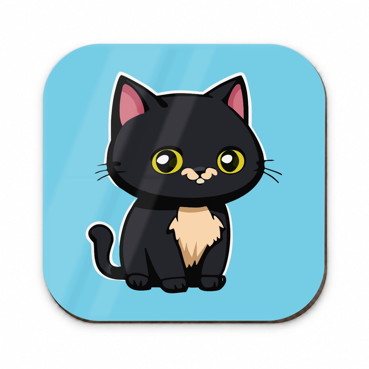 Gray Cat Cute Fridge Magnet
