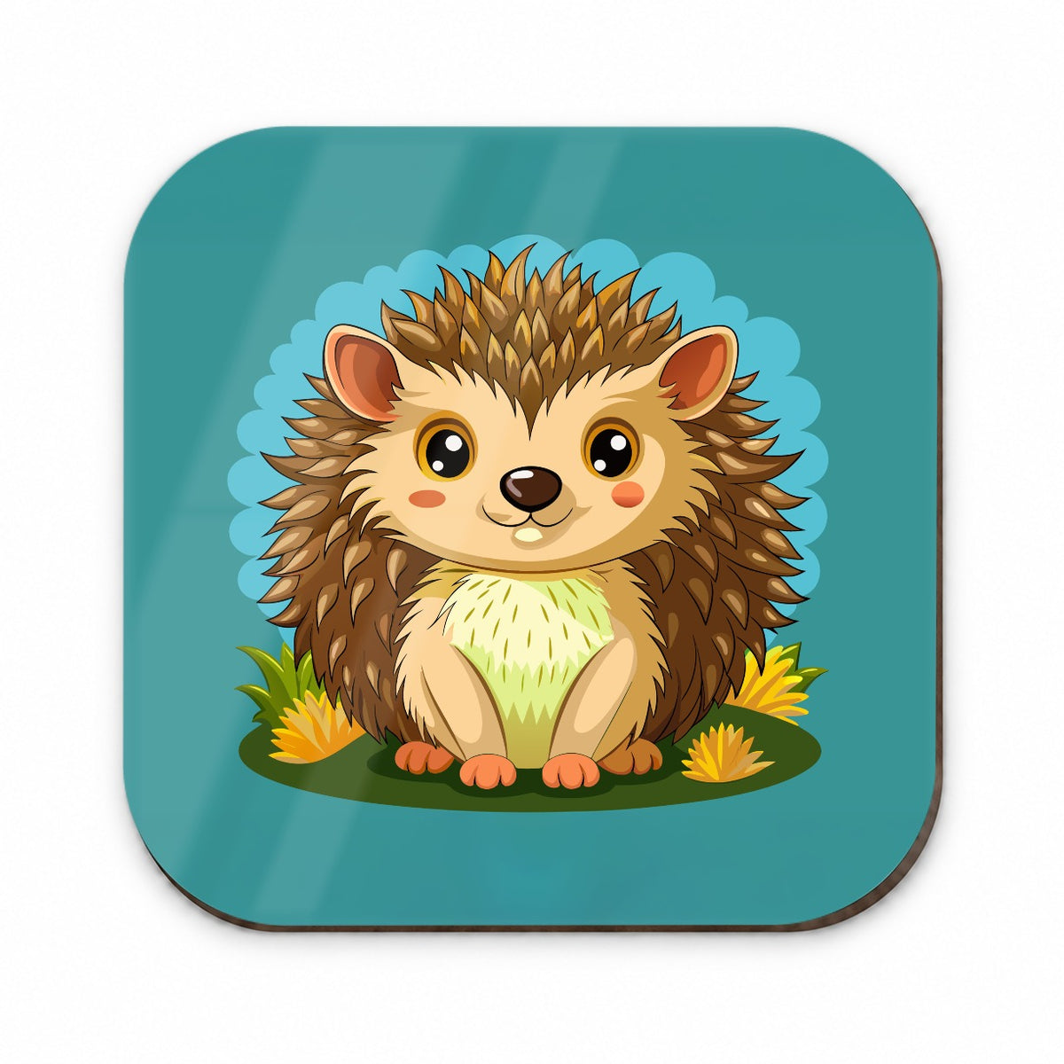 Hedgehog Smiling Cute Fridge Magnet