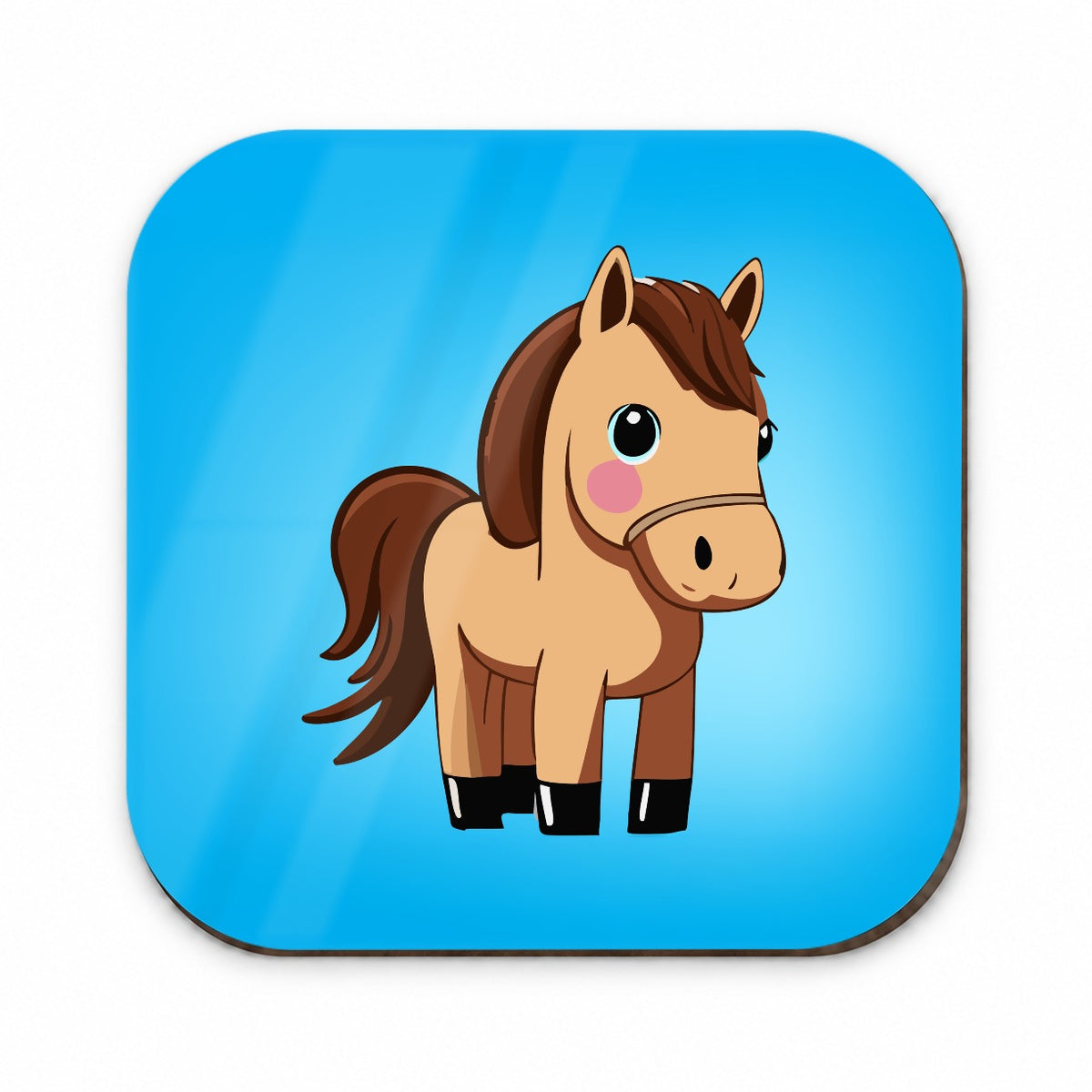 Horse Chibi Cute Standing Fridge Magnet