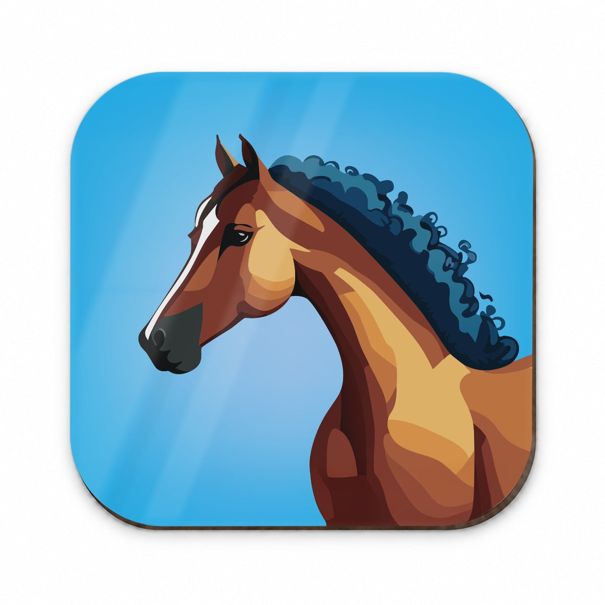Horse Head Portrait Fridge Magnet