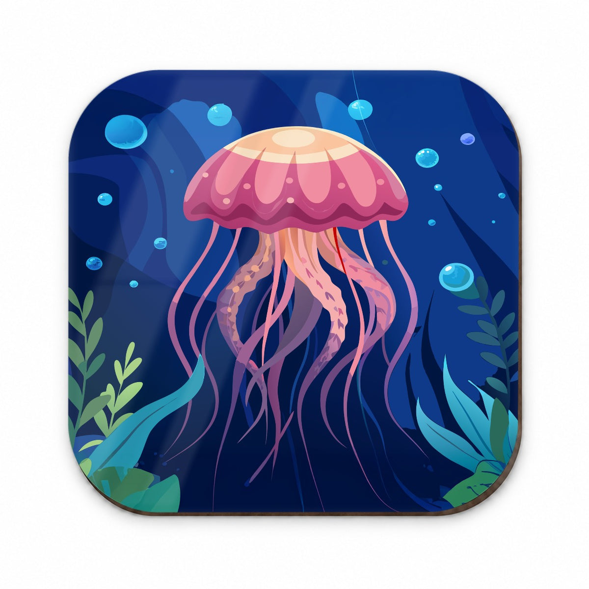 Jelly Fish in Ocean Fridge Magnet
